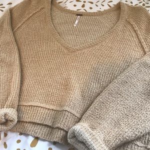 Free People Crop Sweater